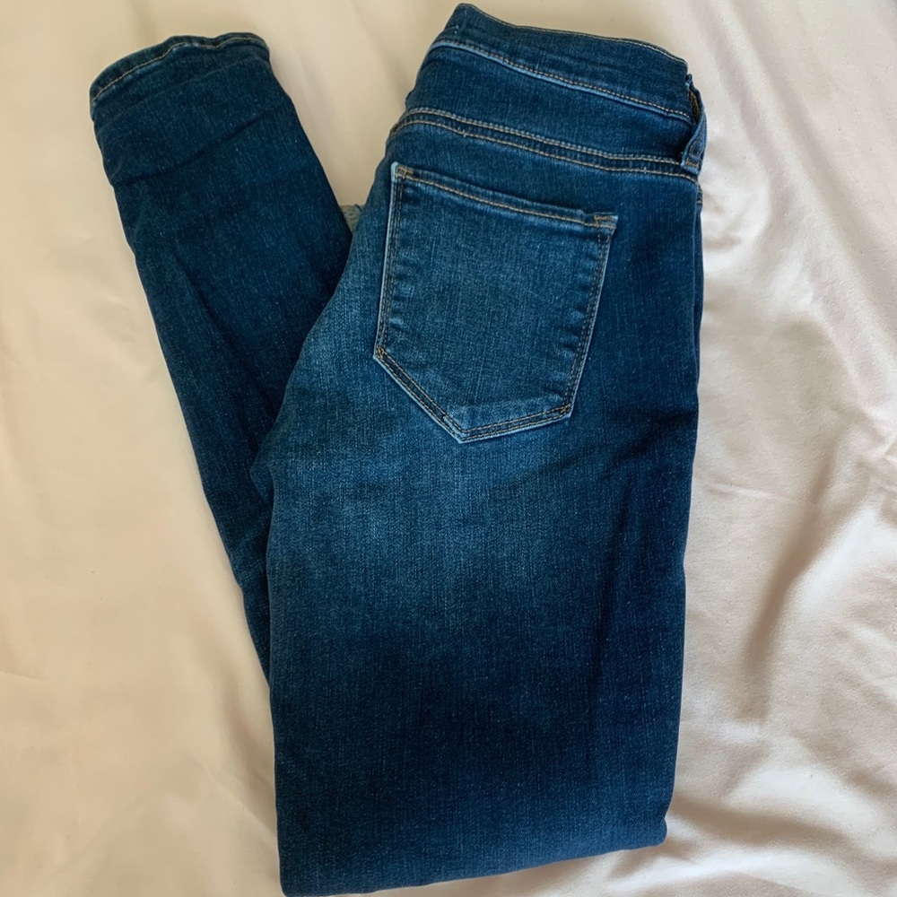 High Waisted Ripped Jeans